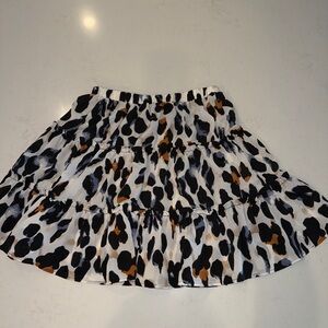 Leopard Print Women's Skirt